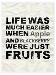 apple and blackberry