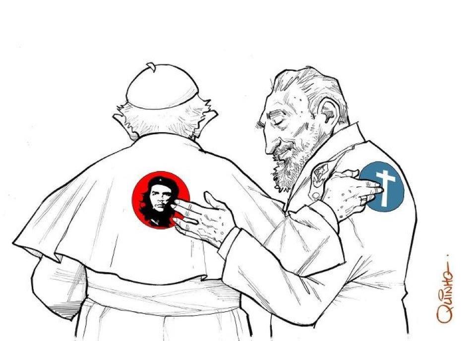 Fidel Castro si Benedict al XVI lea