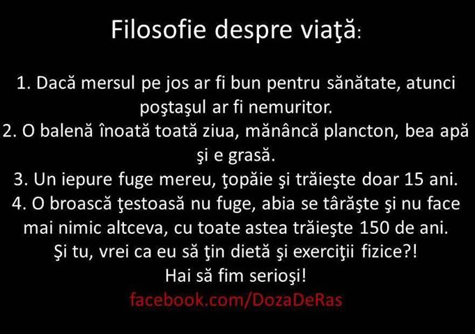 Filosofie despre viata