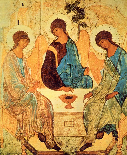 sfanta-treime-rubliov Chipul Dumnezeului nevazut