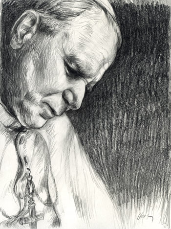 john_paul_ii_pencil