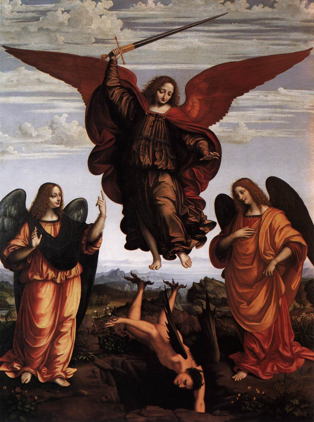 marco-d-oggiono-the-three-archangels