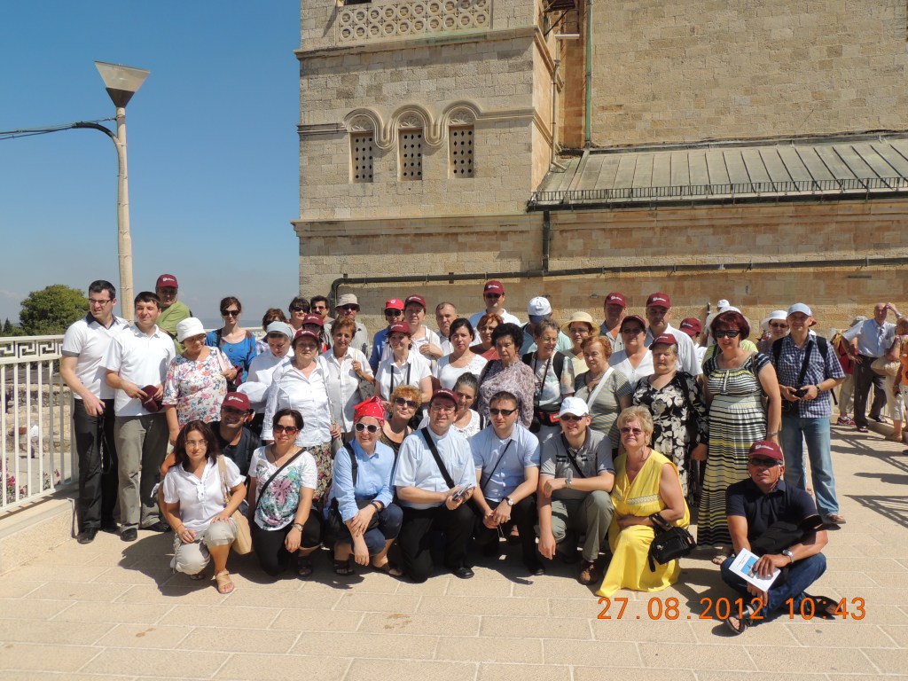 Pelerinii pe muntele Tabor