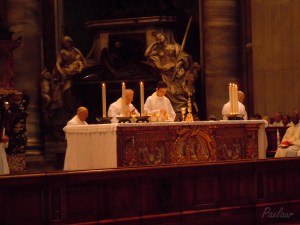 Liturghie in bazilica "Sfantul Petru"