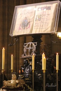 Pruncul si Evanghelia in catedrala Notre Dame Paris