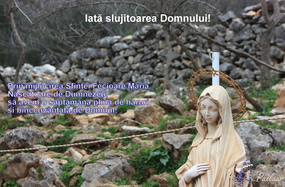 O saptamana binecuvatata sub privirea Maicutei Sfinte