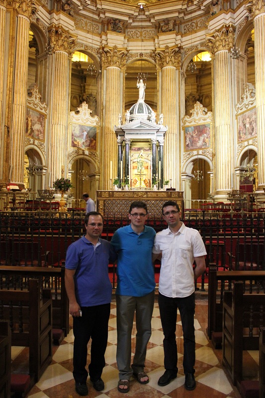 Malaga Catedrala cu organizatorii