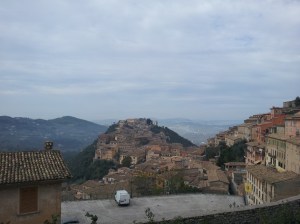 De la inaltimea manastirii din Arpino