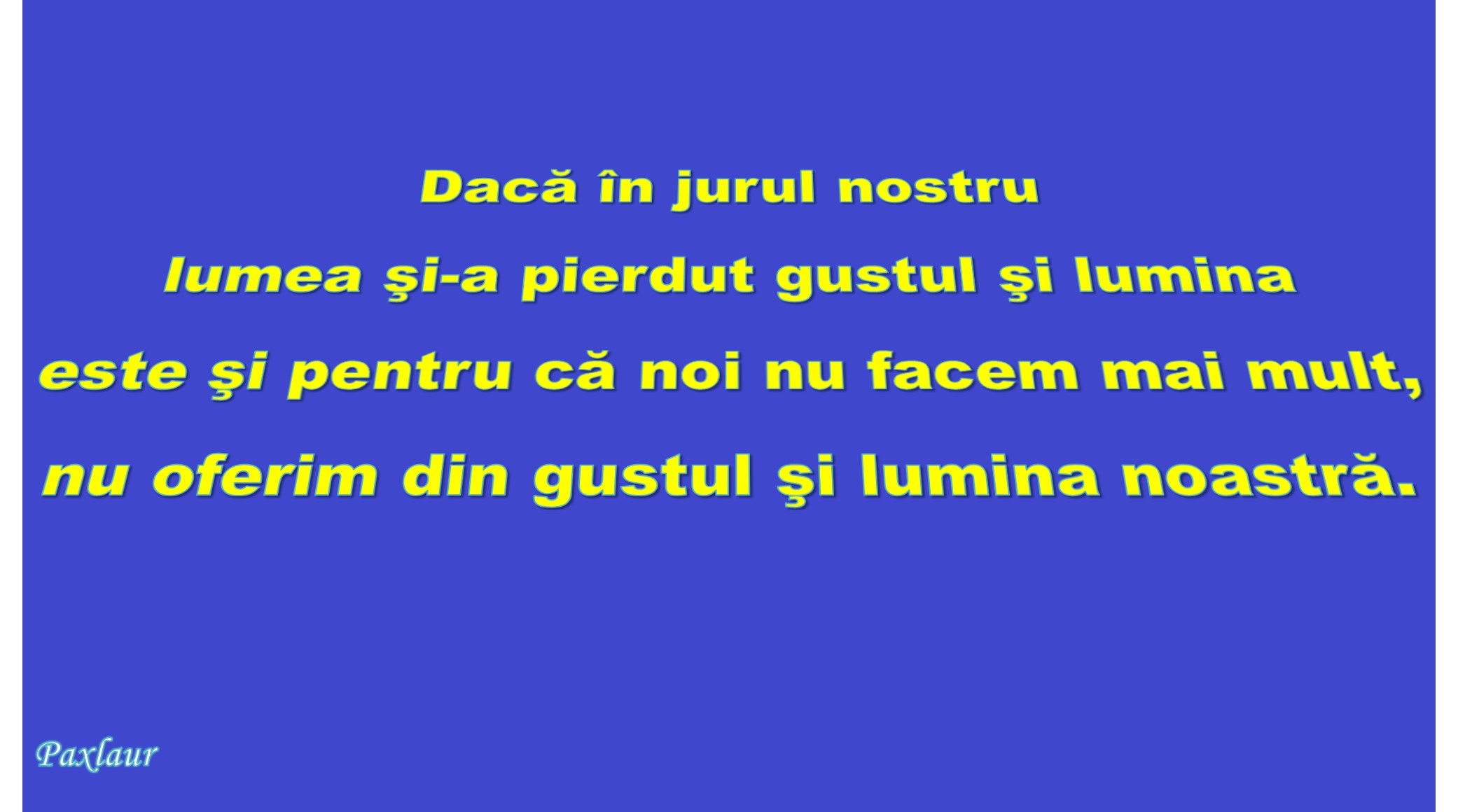 2 ianuarie 2014 sarea pamantului si lumina lumii