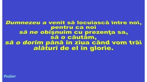 5 ianuarie 2014 de ce Cuvantul s a facut trup