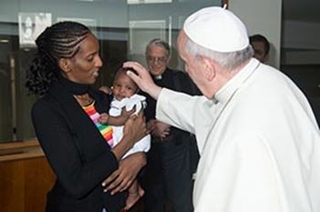 papa francesco si familia
