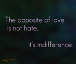 indiferenta opusul iubirii