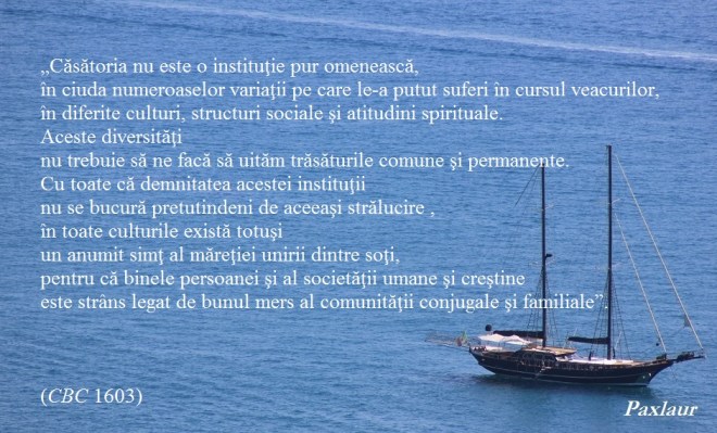 Casatoria in diferitele culturi_Catehismul Bisericii Catolice