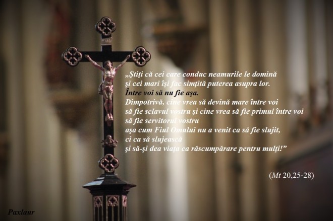 Crucifix_slujire Mt 20_25_28