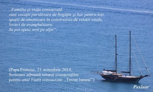 Papa Francisc Familia si viata consacrata