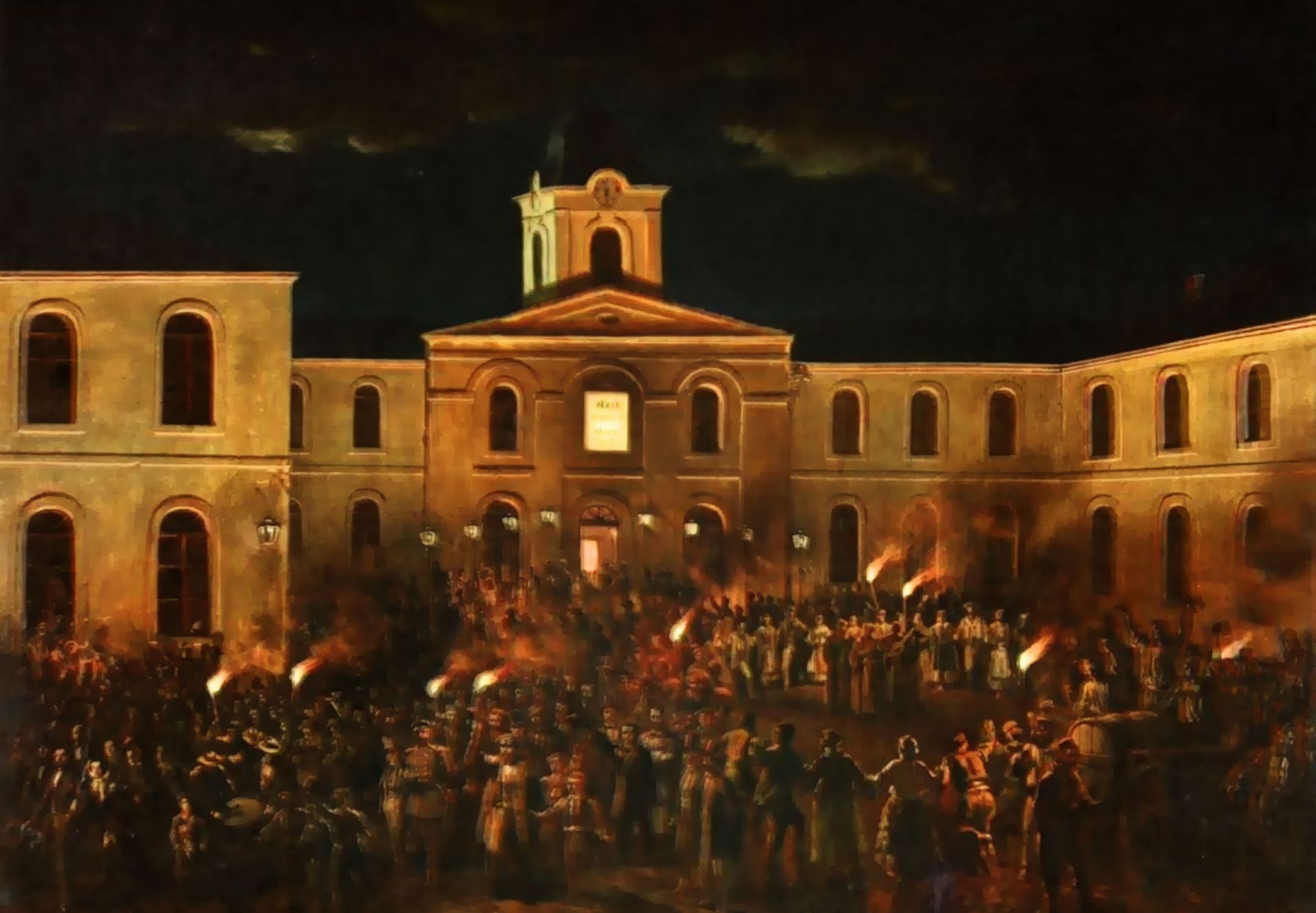 Theodor_Aman_Hora_Unirii la Craiova