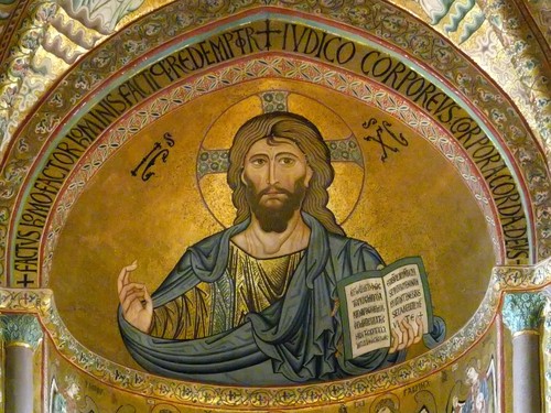 Duomo di Cefalù Isus Cristos