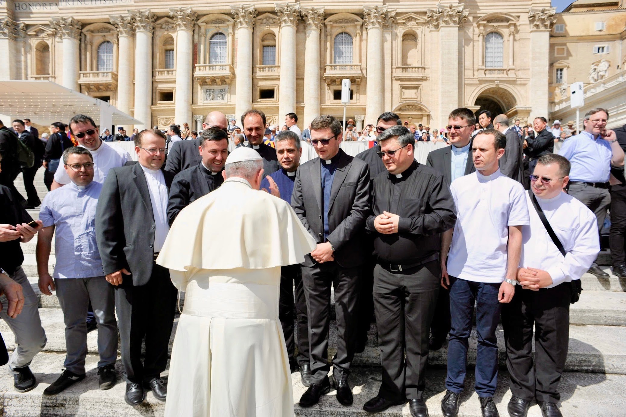 intalnirea de serie Roma_binecuvantarea Papei Francisc