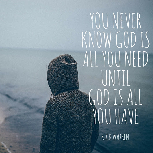 Dumnezeu e tot ce am nevoie