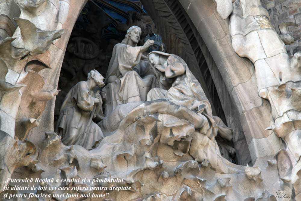 Sagrada Familia incoronarea fec mariei