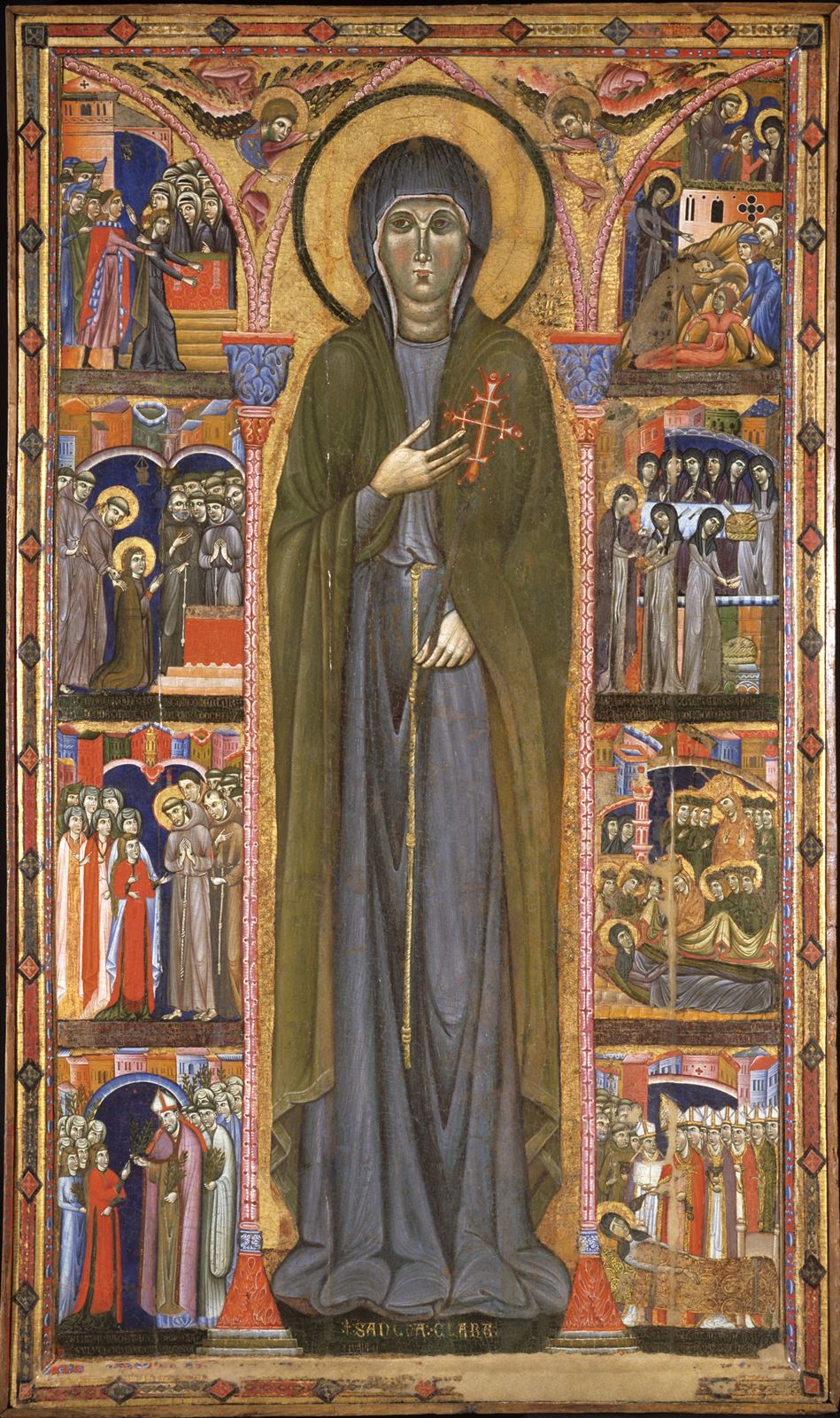 Sfanta Clara si scene din viata ei