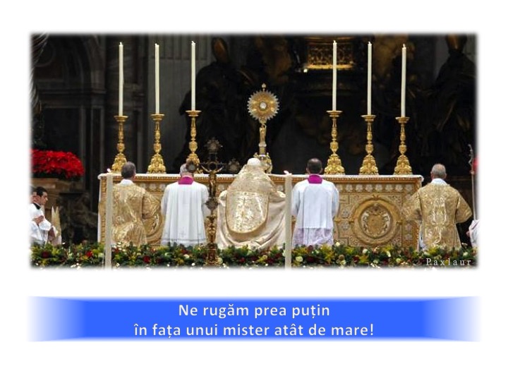 Adoratie Euharistica Biserica Papa_mistere