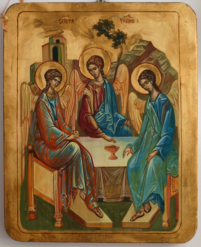 La masa cu Dumnezeu_sfanta Treime Rubliov