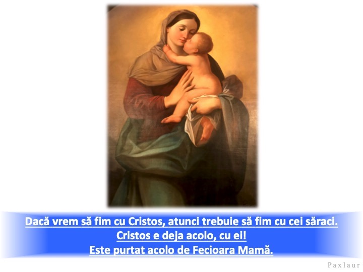 decembrie 23_duminica a IV din Advent Cristos Maria si saracii