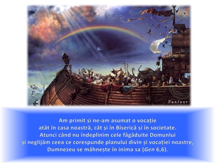 19 februarie potopul si vocatia omului