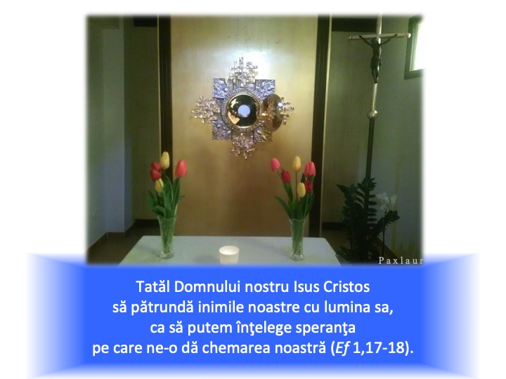 20 februarie adoratie lumina lui cristos speranta lumii