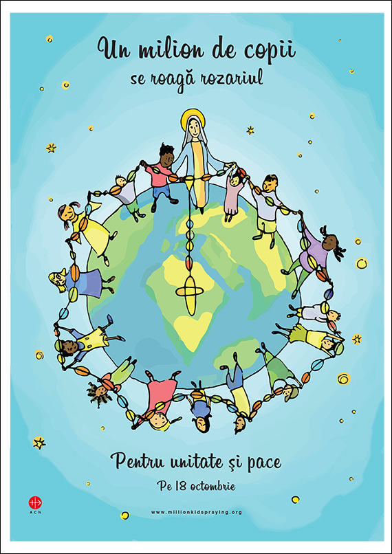 un milion de copii se roaga rozariul pentru unitate si pace
